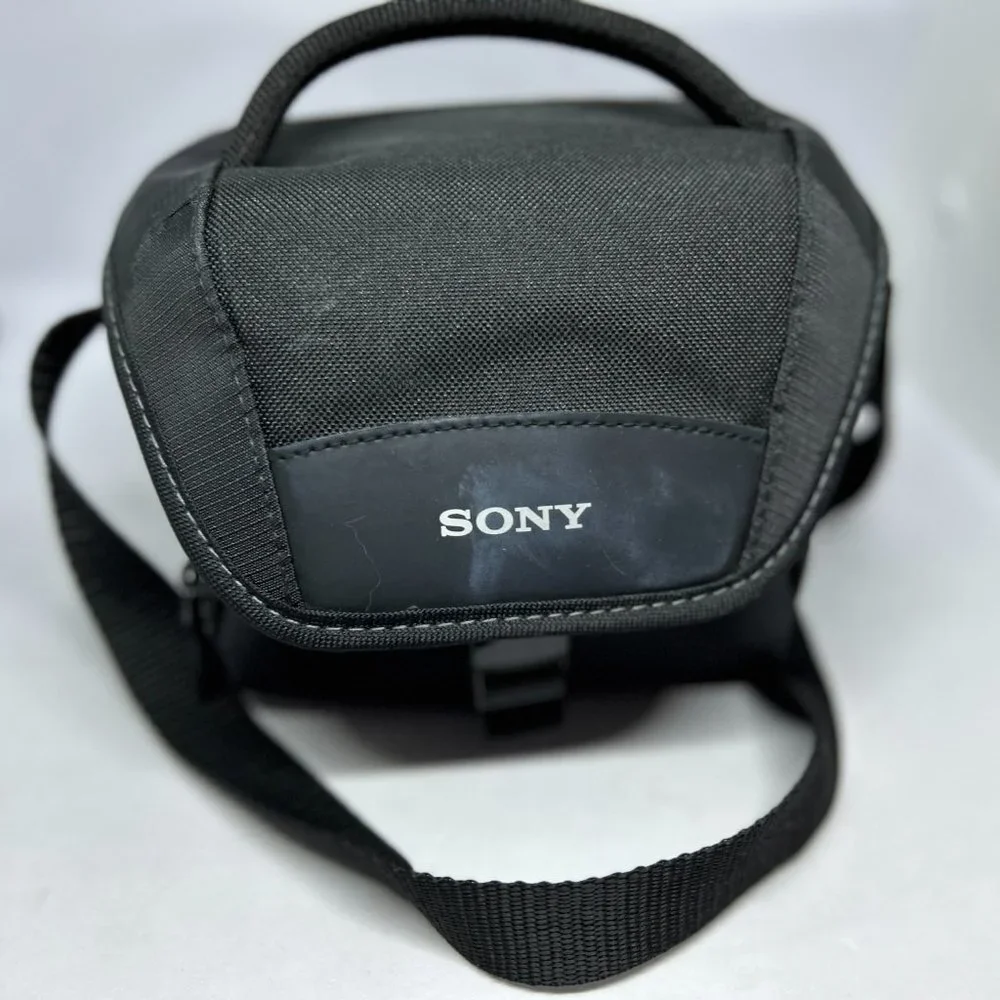 Sony Camera Black Padded Bag w/Adjustable‎ Strap